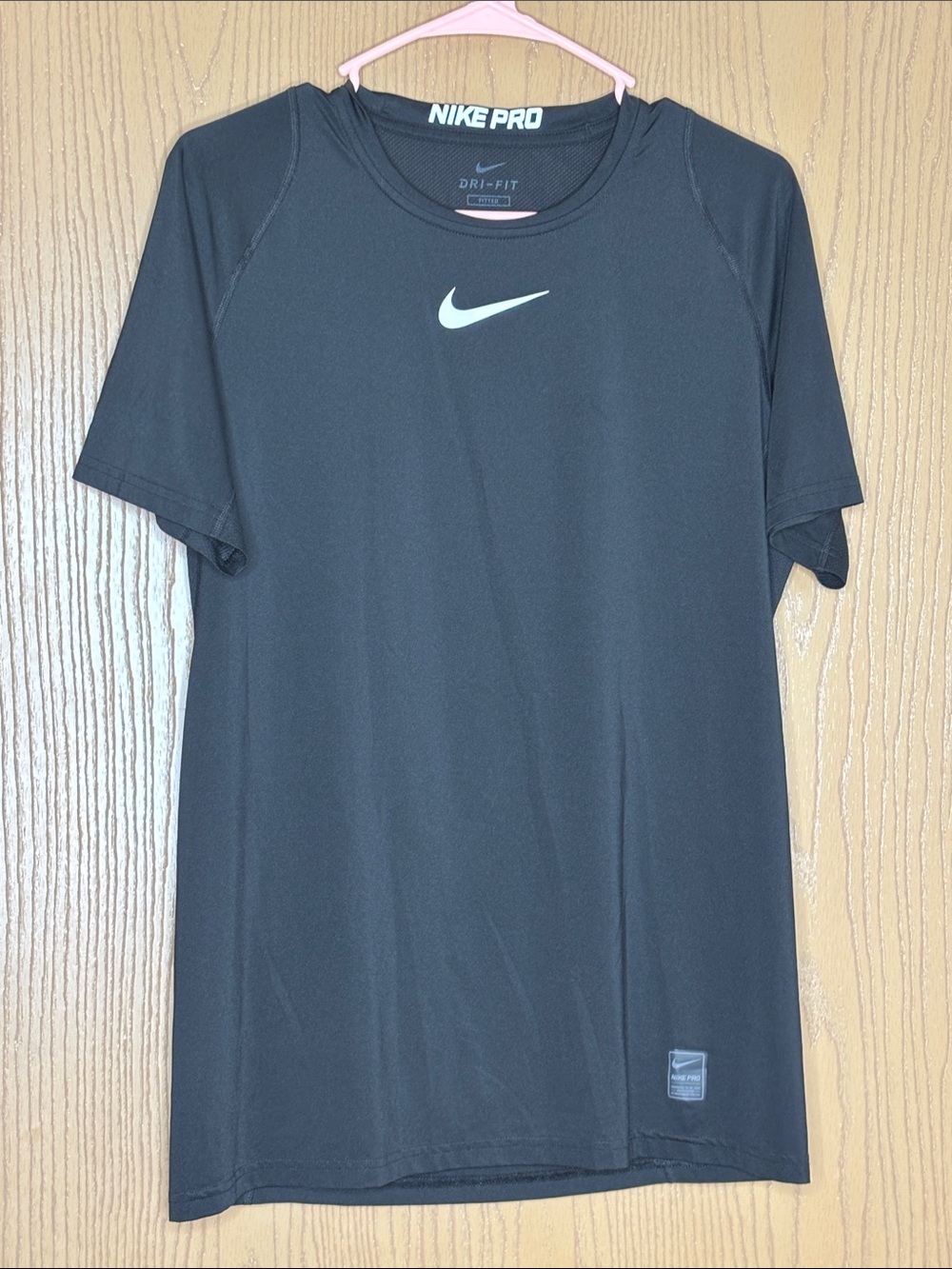 Nike Pro Black Short Sleeve Dri-FIT Performance Tee
